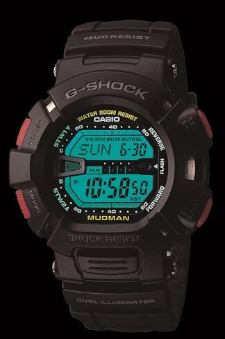 Casio G-Shock Mudman Super Dual Illuminator Men's Quartz 52mm Digital Watch G9000-1V in Saudi Arabia