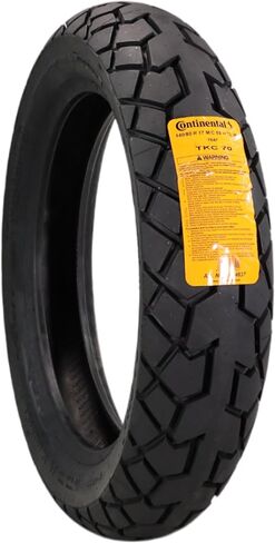 Continental TKC 70 Motorcycle Tyre-إطار جاهز للمغامرة للاستخدام على الطرق الوعرة على الطرق الوعرة والخفيفة-متينة ، متعددة الاستخدامات ، وعالية الأداء (120/70 R19 170/60 R17 72S) in Kuwait