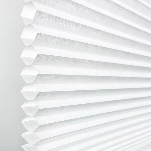 Dez Forpurnings Cordless 1.5 "تصفية الضوء من أعلى إلى أسفل الظل الخلوي إلى أعلى ، 59" W × 72 "H ، أبيض in Saudi Arabia