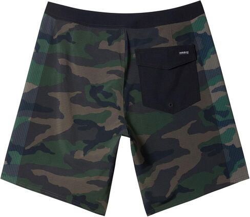 Quiksilver - Mens Highline Hawaii Arch 19 Boardshort, Color Surf Days/Camo, Size: 33 in Saudi Arabia