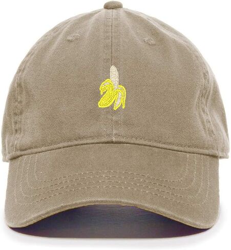 Tech Design Peeled Banana Baseball Cap Embroidered Cotton Adjustable Dad Hat in Saudi Arabia