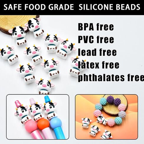 18 قطعة من الخرز البؤري السيليكوني لأقلام الحروف وخرز السيليكون للأم المباركة لصنع سلسلة المفاتيح وخرز السيليكون بالجملة لصنع المجوهرات وقلادة السوار والحرف اليدوية (شخصيات الأم) in Kuwait