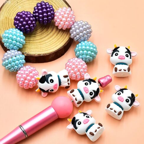 18 قطعة من الخرز البؤري السيليكوني لأقلام الحروف وخرز السيليكون للأم المباركة لصنع سلسلة المفاتيح وخرز السيليكون بالجملة لصنع المجوهرات وقلادة السوار والحرف اليدوية (شخصيات الأم) in Kuwait