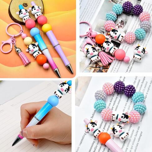 18 قطعة من الخرز البؤري السيليكوني لأقلام الحروف وخرز السيليكون للأم المباركة لصنع سلسلة المفاتيح وخرز السيليكون بالجملة لصنع المجوهرات وقلادة السوار والحرف اليدوية (شخصيات الأم) in Kuwait