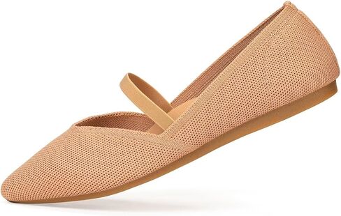 Frank Mully Womens Flats with Straps Pointed Toe Flat Shoes Low Wedge Heel Comfortable Arch Support Flats for Women in Saudi Arabia