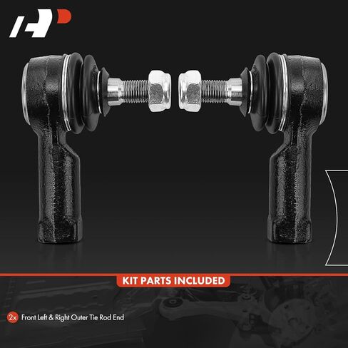 A-Premium 2 x Front Outer Tie Rod Ends, Compatible with Mitsubishi Outlander 2007-2019, Outlander PHEV 2019, Outlander Sport 2011-2019, Lancer 2008-2017 in Saudi Arabia