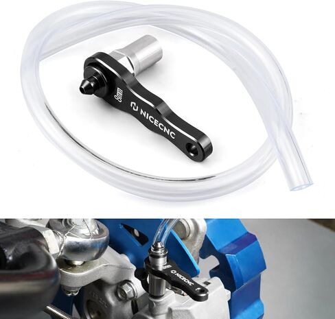 Blue Universal Hydraulic Brake & Clutch Bleeder Tool Fits Most 8mm Bleeder Nipples Aluminum CNC-machined in Saudi Arabia