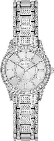 Relic by Fossil Women's Everly Three-Hand Brown-Tone Stainless Steel Watch (Model: ZR34663) in Kuwait