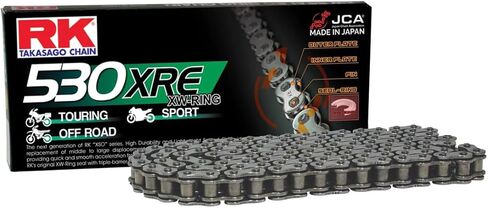 سلسلة سباق RK 530XRE-120 Steel 120 Link XW Ring Chain مع رابط التوصيل in Saudi Arabia