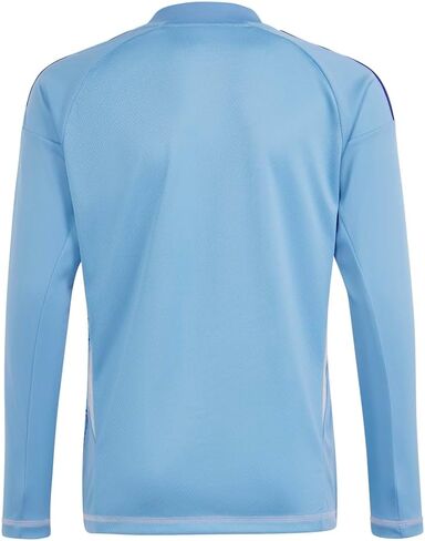 adidas Kids Boys Tiro24 Goalkeeper V Neck Long Sleeve Practice Jersey Soccer Cleats - Blue in Saudi Arabia