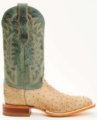 Justin Men's Chisolm Exotic Ostrich Western Boot Broad Square Toe - Je8173 in Saudi Arabia