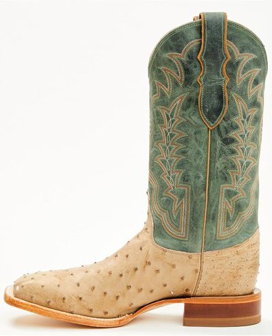 Justin Men's Chisolm Exotic Ostrich Western Boot Broad Square Toe - Je8173 in Saudi Arabia