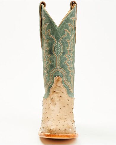 Justin Men's Chisolm Exotic Ostrich Western Boot Broad Square Toe - Je8173 in Saudi Arabia