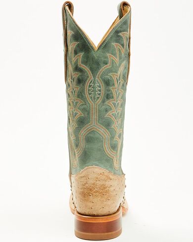 Justin Men's Chisolm Exotic Ostrich Western Boot Broad Square Toe - Je8173 in Saudi Arabia