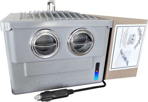 The 12 volt K2 portable Unit, cools People and Pets with perfect water evaporation Except in Humid Areas, where it does not cool. It will also not cool the Driver in a moving vehicle. H in Saudi Arabia