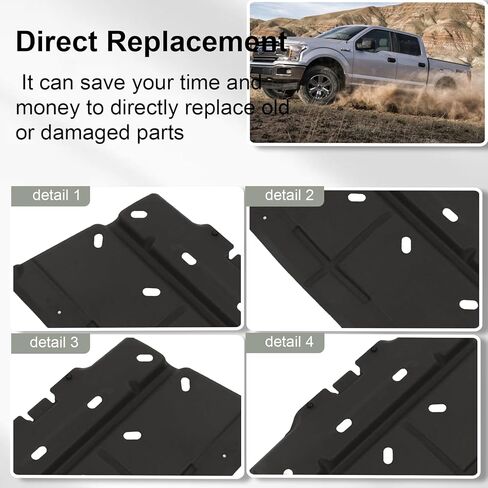 ML3Z-7222-D محرك Splash Shield Guard متوافق مع Ford F150 F-150 2015 2015 2017 2018 2019 2020 2021 2022 2023 2024 Splash Guard in Kuwait