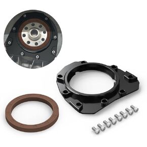 Bevinsee Rear Main Crankshaft Seal Cover Upgrade Set Compatible with VW CC Passat B6 B7 Tiguan 2009-2021 Compatible with Audi A3 A4 A5 A6 TT MK2 2008-2015 MK3 EA888 1.8T 2.0T TSI TFSI 06H103171F in Kuwait