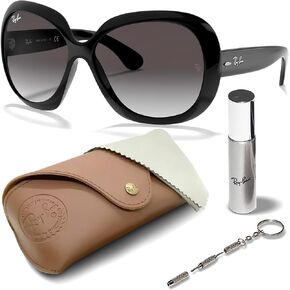 Ray-Ban RB4098 Jackie Ohh II Butterfly Shape Sunglasses مع حزمة مجموعة النظارات الرسمية in Kuwait