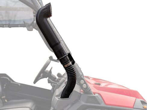 مجموعة SuperATV Depth Finder Snorkel Kit لعام 2016+ Honda Pioneer 1000/1000-5/1000 Deluxe/1000-5 Deluxe | 2017+ Honda Pioneer 1000/1000-5 Limited Edition L يرفع كمية الهواء L خرطوم لفائف الضغط العالي in Kuwait