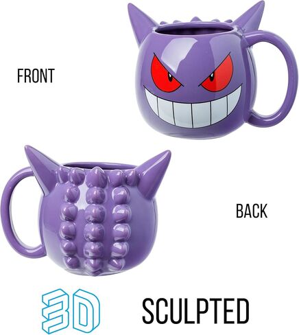 Silver Buffalo Pokemon Snorlax But First Coffee Ceramic Mug, 20 Ounces in Saudi Arabia