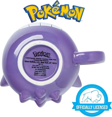 Silver Buffalo Pokemon Snorlax But First Coffee Ceramic Mug, 20 Ounces in Saudi Arabia