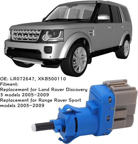 Aramox Car Brake Light Switch Stoplight Switch Blue Replacement for Discovery 3 Range Rover Sport 05?09 for Range Rover Sport 2005-2009 in Saudi Arabia