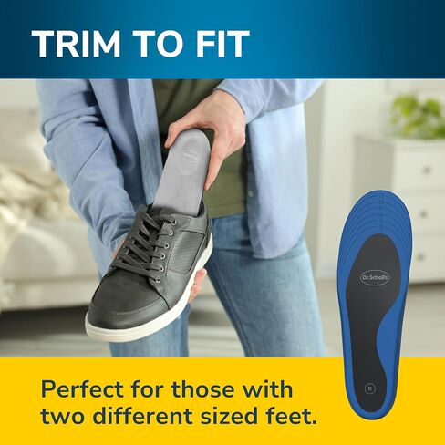Dr. Scholl’s Pressure Relief Insoles - The Only Proven Insole to Reduce Episodes of Nerve Pain, Neuropathy Pain Relief for Feet, Good for Diabetics, Reduces Foot Pressure, Shoe Inserts Men Size 8-14 in Saudi Arabia
