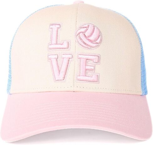 InnoBeta Volleyball Gifts for Teens Girls Hat Cap, Funny Adjustable Embroidered Trucker Hat for Lovers, Team, Players on Senior Night, Birthday, Mother's Day, Christmas in Saudi Arabia