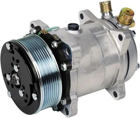 Modified Universal Car Air-Conditioning Compressor 5h14 12v / 24v V Blet Pulley Tractor Excavator Truck 508 A/C Pump(5H14-1B DC-12V) in Kuwait