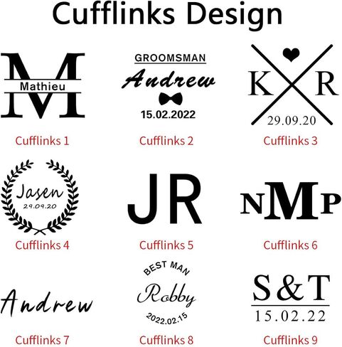 Personalized Engraved Wooden Tie Clip and Cufflinks Set for Mens Skinny Tie Bar Clips Cuff Links Shirt Wedding Business with Gift Box in Saudi Arabia