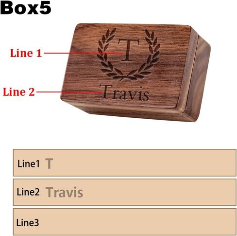 Personalized Engraved Wooden Tie Clip and Cufflinks Set for Mens Skinny Tie Bar Clips Cuff Links Shirt Wedding Business with Gift Box in Saudi Arabia