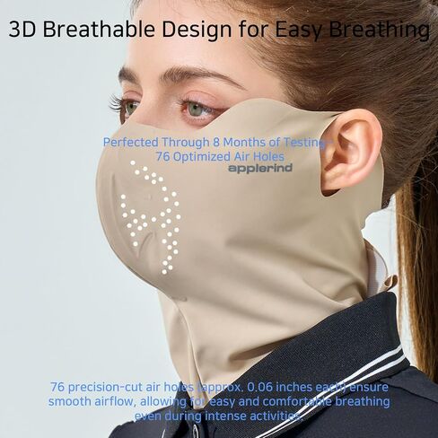 Face Mask for Sun Protection Facefit - UPF 50+ Sun Protection Mask for Adults, Cooling Neck Gaiter, UV Face Cover in Saudi Arabia