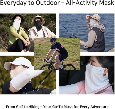 Face Mask for Sun Protection Facefit - UPF 50+ Sun Protection Mask for Adults, Cooling Neck Gaiter, UV Face Cover in Saudi Arabia