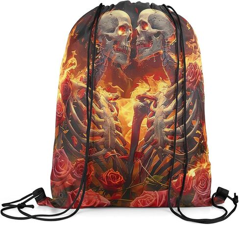 Manfei Autumn Harvest Drawstring Backpack Gym Bag,Happy Fall Grid Truck Cinch Bag,Farmhouse Style Pumpkins Foldable Draw String Back Bag Sports Bag in Saudi Arabia