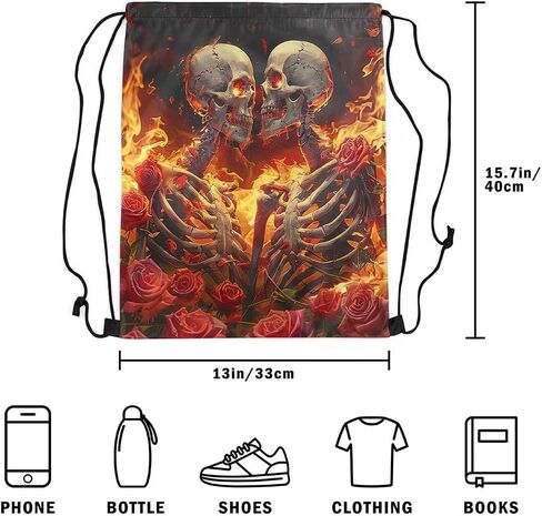 Manfei Autumn Harvest Drawstring Backpack Gym Bag,Happy Fall Grid Truck Cinch Bag,Farmhouse Style Pumpkins Foldable Draw String Back Bag Sports Bag in Saudi Arabia