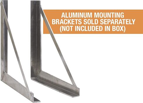 Buyers Products 1705203 Aluminum Underbody Truck Box, 18 x 18 x 30 Inch, Silver Diamond Tread Truck Tool Box W/ Locking Barn Door Closure, Made in the USA, Vehicle Tool Box for Storage & Organization in Saudi Arabia