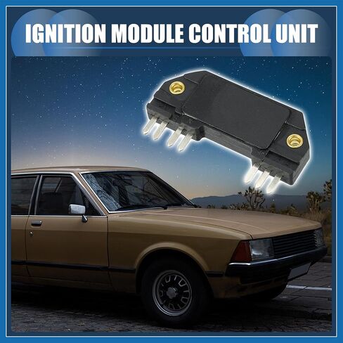 Ignition Control Module, Inner Ignition Module Control Unit No.1977958 for GMC Sonoma V6 2.8L 91-93 for GMC S15 Jimmy V6 2.8L 83-89 ABS Black, 1 Pc Item Replacement in Saudi Arabia