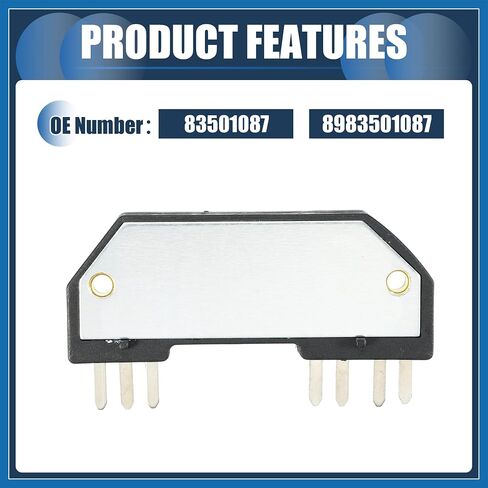 Ignition Control Module, Inner Ignition Module Control Unit No.1977958 for GMC Sonoma V6 2.8L 91-93 for GMC S15 Jimmy V6 2.8L 83-89 ABS Black, 1 Pc Item Replacement in Saudi Arabia