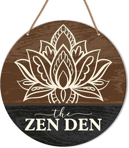 Positive Energy Door Sign Zen Spiritual Room Wall Decor Meditation Witchy Home Wooden Hanging Sign Decorations Gifts for Meditation Yoga Lover, Please Be Mindful of The Energy in Kuwait