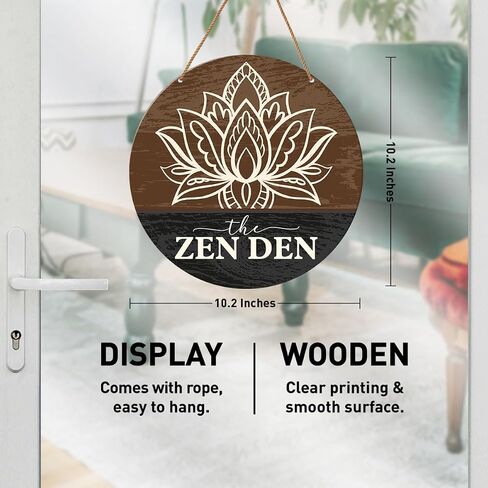 Positive Energy Door Sign Zen Spiritual Room Wall Decor Meditation Witchy Home Wooden Hanging Sign Decorations Gifts for Meditation Yoga Lover, Please Be Mindful of The Energy in Kuwait