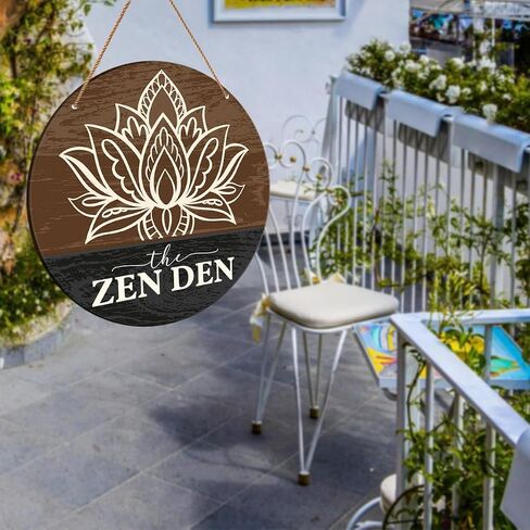 Positive Energy Door Sign Zen Spiritual Room Wall Decor Meditation Witchy Home Wooden Hanging Sign Decorations Gifts for Meditation Yoga Lover, Please Be Mindful of The Energy in Kuwait
