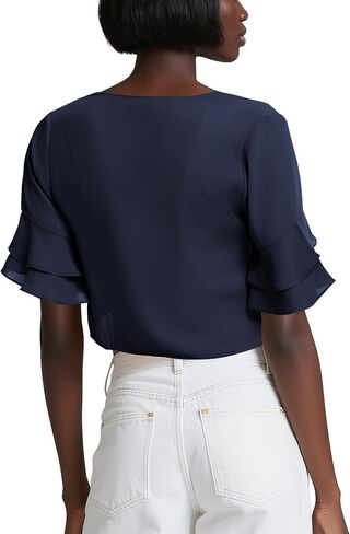 Urban CoCo Women's Sheer Chiffon Bolero Shrug Ruffle Short Sleeve Open Front Cropped Cardigan for Dresses in Kuwait