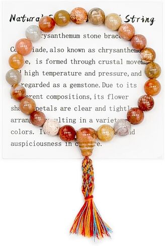 Natural Coral Jade Bracelets for Women 8mm, Gift Box Packaging Bead Bracelet, Can Be Used As Crystal Healing, Meditation, or As a Gift for Family and Friends in Saudi Arabia