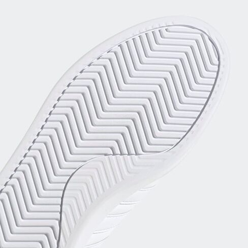 حذاء رياضي رجالي من adidas Grand Court 2.0، أبيض/أخضر جامعي/أصفر عملي، 8 in Saudi Arabia