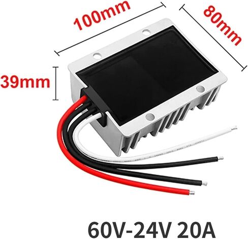 60V 48V 36V to 24V 3A-50A Power Converter Step Down Voltage Power Supply Voltage Regulator Module for Car(60V to 24V 50A) in Kuwait