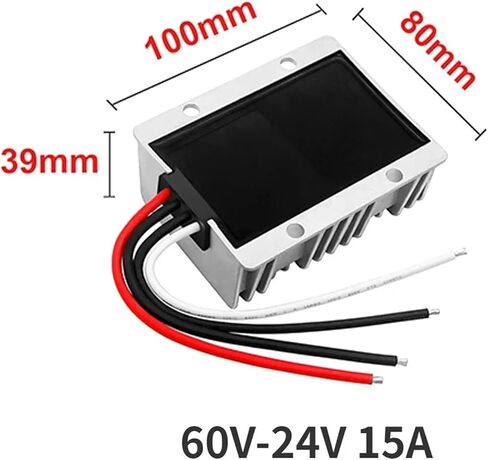 60V 48V 36V to 24V 3A-50A Power Converter Step Down Voltage Power Supply Voltage Regulator Module for Car(60V to 24V 50A) in Kuwait