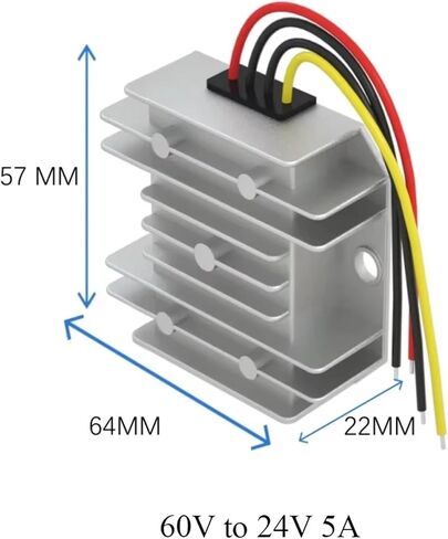 60V 48V 36V to 24V 3A-50A Power Converter Step Down Voltage Power Supply Voltage Regulator Module for Car(60V to 24V 50A) in Kuwait