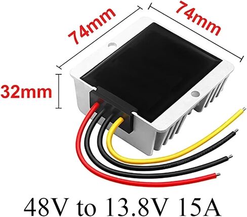 36V 48V to 13.8V 30A 20A 15A 10A 5A Step Down Power Converter 48 Volt to 13.8 Volt Power Module for Cars(48V to 13.8V 15A) in Kuwait