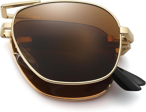 Classic Polarized Folding Compact Pocket Sunglasses With Care in Saudi Arabia