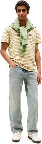 Tommy Jeans Men Men Short Sleeve Cotton Cotton Thirts in Kuwait